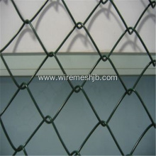 Green PVC Coated Chain Link Fence/Diamond Wire Mesh